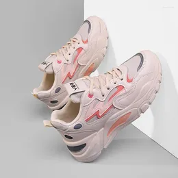 Casual Shoes Spring And Autumn Seasons Women Sneakers Mesh Breathable Thick Bottom Fashion All-match Running For