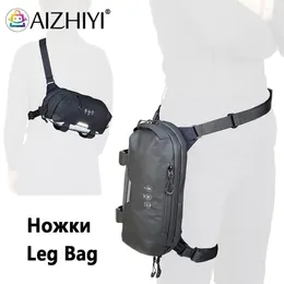 Waist Bags Portable Motorcycle Drop Leg Side Bag Large Capacity 2.8L Adjustable Night Reflective For Outdoor Riding Cycling