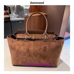 Top original wholesale Selinss tote bags online shop Womens Bag New Autumn Winter Luxury and Unique Design Coffee Colour Handheld Large With Original Logo