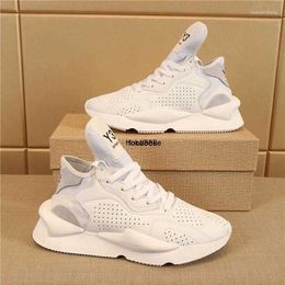 Casual Shoes Kgdb Y3 Sneaker Hip Hop Men Womens Sports Lightweight Running Leather for Thick Soled Jogging