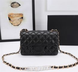 Designer bag Fashion sheepskin Shoulder bags WOMEN luxury crossbody bag Metal Chain handbag Clutch Flap WOMAN purse With Metal Buckle