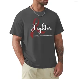 Men's Polos Multiple Myeloma Fighter T-Shirt For A Boy Summer Clothes T Shirts Men Graphic