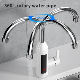 Bathroom Sink Faucets 220V Household Kitchen 360° Rotating Intelligent Digital Display Instant Water Faucet Heater Cold Heating 3000w