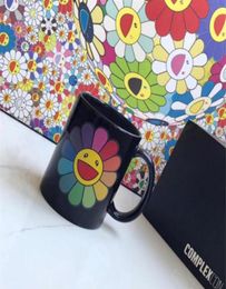 selling Chicago Complexcon Flower Mug Seven-color flower temperature-changing black ceramic milk coffee cup 400ML283I9654882