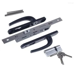 Table Cloth KINLONG Hardware Broken Bridge Aluminium Flat Door Handle Lock And Window Fittings Zinc Alloy