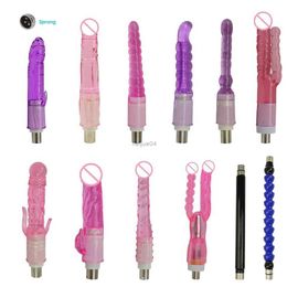 Vibrators ROUGH BEAST Colourful Didlo for 3XLR Sex Machine Products include double/large dildos and flexible extension tubesL2403L2404