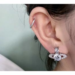 Luxus Diamond Stud Charme Marke Designer Geometrisch berühmte Frauen rund Kristall Strass -Perlen Ohrringe Hochzeitsfeier Schmuck