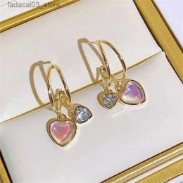 Stud Stud New Fashion Trend Unique Design Symphony Mermaid Ji Love C Ring Earrings Ladies Senior Jewellery Couple Birthday Gift Wholesale
