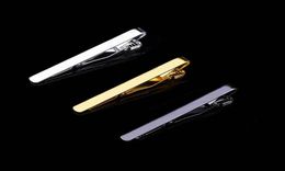 Simple Metal Silver Gold Tie Clip For Men Wedding Necktie Clasp Clip Gentleman Tie Bar Clasp Practical Tie Pin for Men Jewelry Gif3775243