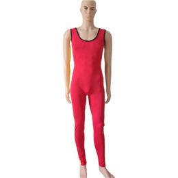 Mens lycar Sexy Catsuit Costumes Spandex Zentai Bodysuits Womens Jumpsuit One-piece Wrestling Suit