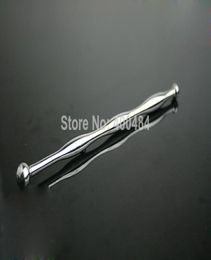 WholeDualSided Urethral Sound Stretcher Exploration Stick Prince Albert Wand Solid Penis Urethra Jewellery Plug Sex Products Y1929287