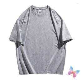 Men's T Shirts 24ss Oversized Men Women Tshirt Casual Street Cleanfit Summer Cotton Print Short Sleeves Tops Couple Fashion Letter R