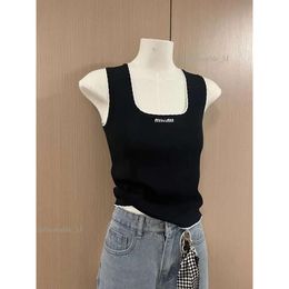 Free Size One Designer T-shirt Tanks Tops Summer Mens Womens Vest Luxury Fashion Singlet Sports Fitness Miui Bag 696