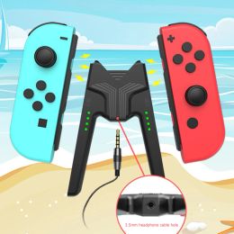 Mice Portable Switch Gamepads Charging Dock Hub Play while Charging VShaped Gamepads Rechargeable Grip Control for Nintendo Switch