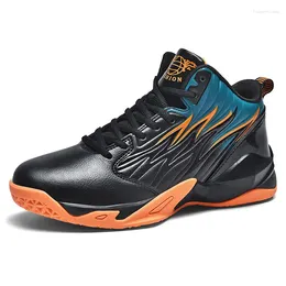 Basketball Shoes Men's High-top Breathable Fashion Wearable Sneakers For Man High Elastic Autumn 2024 Sports