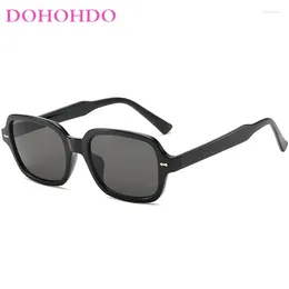 Sunglasses DOHOHDO Small Square Shades For Men Women Personality Versatile Sun Glasses Fashion Outdoor Hiking Eyeglasses UV400