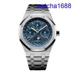 Swiss AP Wrist Watch Royal Oak Series Box Certificate 41mm Automatic Mechanical Calendar Mens Watch 26574ST