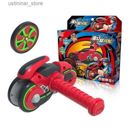 Beyblades Metal Fusion Newest Magic Gyro Infinite Cyclotron Speed Up Wheel Gyroscope Toy with Motorcycle Launcher Spinning Top Toys for Children Gift L416