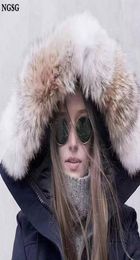 Real Coyotes For Down Jackets Hood Trim Wolf Soft Genuine Scarf Natural Fur Hat Collar 2010219065635