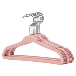 Hangers & Racks Hanger Clothing Store Coat Veet Clothes Hooks For Adt/Child Dress Rack Tra Slim Space Saving Drop Delivery Home Garden Dhszf