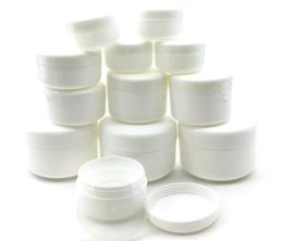 30Pcs 10g20g30g50g100g Empty Makeup Jar Pot Refillable Sample Bottles Travel Face Cream Lotion Cosmetic Container White5922887