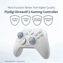 Mice New Flydigi Direwolf 2 Controller Better Hall Joystick Trigger Counterweight Motor Wireless Gamepad Support PC/NS/Android/iOS