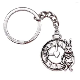 Keychains 1pcs And Clock Rings Accesories Jewelry Accessories In Ring Size 28mm