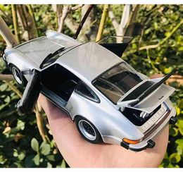 Welly 124 1974 Porsche 911 Turbo3 0 diecast metal alloy model toy car 2 boys birthday Christmas gift272T1271527