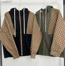 Men's Casual Shirts new Designer Mens Jackets Fashion Printed Washed Denim Jacket Long Sleeve Lapel Zipper Decorative Coat for plus sizes