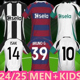 24 25 TONALI New castle soccer jerseys NUFC Kids Kit 2024 2025 BRUNO G. WILSON SAINT MAXIMIN ISAK UnITeDS Football Shirt Goalkeeper Set Fan Player Version