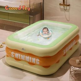 1.3M Baby Swimming Pool Inflatable Pools Bath Toys Water Amusement for Children Framed Alberca Summer Outdoor Toy Kids Boys Girl 240416