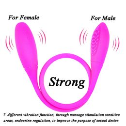 Double Head Vibrating Toy 2Bullet Vibrators Penetration Silent Women Clitoris Powerful Big Plug Anal18 Soft Masturbator sexy Toys