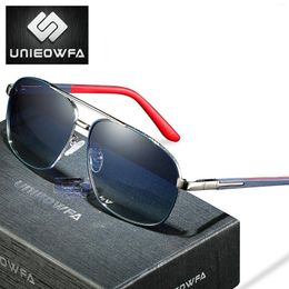 Sunglasses Oversized Polarized Men Custom Optical Prescription Sun Glasses For Brand Designer Square Sunglases Male UV400