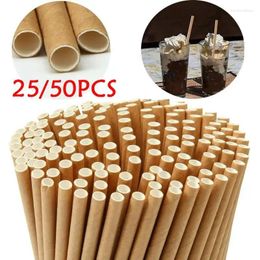 Disposable Cups Straws 25 Pack Paper Baby Shower Wedding Party Birthday Decoration Supplies Retro