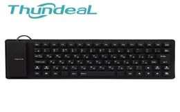 85keys Russian Letter USB Interface Silicon Flexible Silence Keyboard Layout Teclado for PC Laptop fold Wired Waterproof 2106101417403