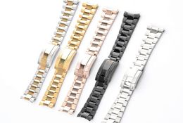 Water Ghost Series Dedicated Stainless Steel Strap Three Bead Diving Labor Combination Insurance Buckle Solid Watch Band 20 21m6936686