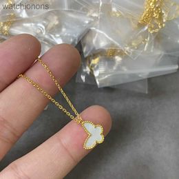 Luxury Top Grade Vancelfe Brand Designer Necklace v Gold Mini Butterfly Necklace Precision Quality Trendy Necklace High Quality Jeweliry Gift