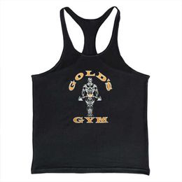 Gold Gym Muscle Fitness Exercise Loose and Casual Running Sleeveless Tank