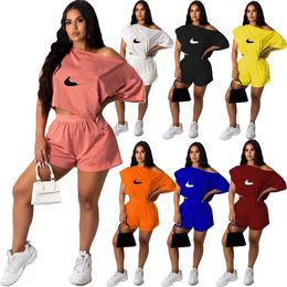 Women Tracksuit Two Pieces Short Sleeve Top and Pants Set Large Womens Street Breathable and Sweat-absorbing Sports Sets Brand Women Suit Casual outdoor outfits