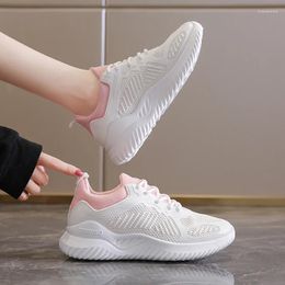 Casual Shoes Women's Summer Leisure All-match White Student Sports Running Lightweight Soft-soled Breathable 2024
