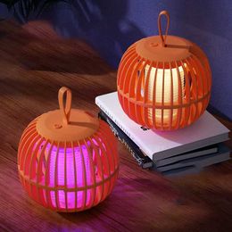 Mosquito Killer Lamps Pumpkin Home Electric Silent Physical Outdoor Lighting Night Light YQ240417