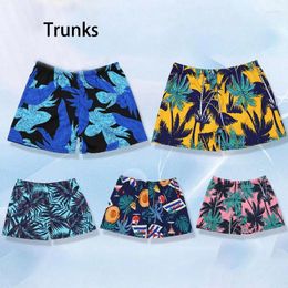 Men's Swimwear 2024 Men Swimming Shorts Beach Breathable Waterproof Print Swim Trunks Summer Outdoor Man Quick-drying Drawstring Beachwear