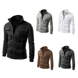 Lapel Fleece Jean For Coat Mens Men Slim Jacket Designed Cardigan Office Coats Winter Jacket Jackets Men For MenS 240401