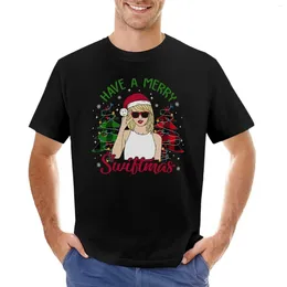 Men's Polos Have A Merry Swiftmas 90s T-shirt Short Sleeve Tee Shirts Graphic Tees Blouse Plus Size Tops T-shirts