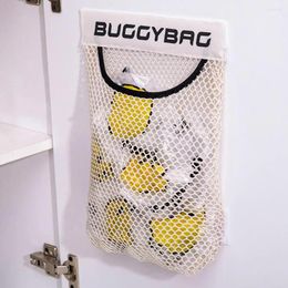 Storage Bags Hanging Bag Kitchen Mesh For Vegetables Fruits Plastic Reusable Wall Mountable Net Ginger