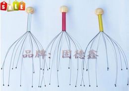 Whole stainless steel manual scalp hand head massager 50pcslot2790695