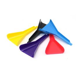 Plastic Cone Funnel Dry Herb Tobacco Filling Preroll Horn Cigarette Holder Snuff Snorter Spoon Sniffer Spice Miller Shovel