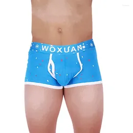 Underpants HEFLASHOR 2024 Men's Printed Boxer Wild Shorts Cotton Panties Flexible And Comfortable Underwear Fashion M-XXL