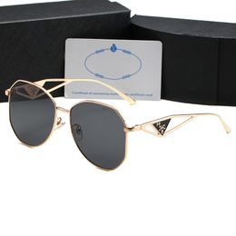 Top Luxury Sunglasses Polaroid Lens Designer Womens Mens Goggle Senior Eyewear for Women Eyeglasses Frame Vintage Metal Sun Glasses Leopard Model 57 with Box 2