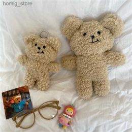 Cute Kawaii bear Plush dolls toys comfort doll photography props soft fluffy baby appease toy birthday gifts Home decoration Y240415